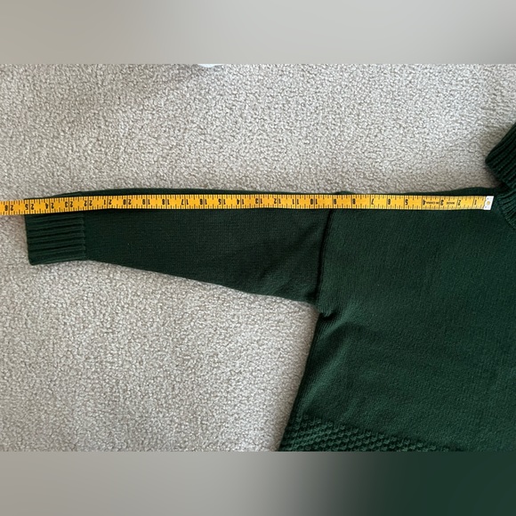 Madewell Green Sadler Turtleneck Sweater - Picture 8 of 9
